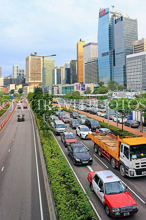 HONG KONG, Hong Kong Island, street scene, traffic, HK1275JPL