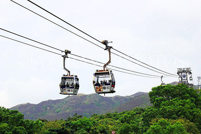 HONG KONG, Lantau Island, Ngong Ping 360, cable cars, HK908JPL