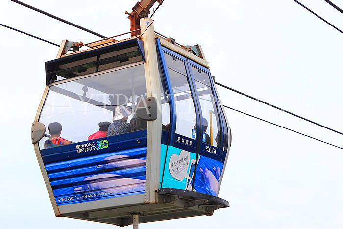 HONG KONG, Lantau Island, Ngong Ping 360, cable cars, HK911JPL