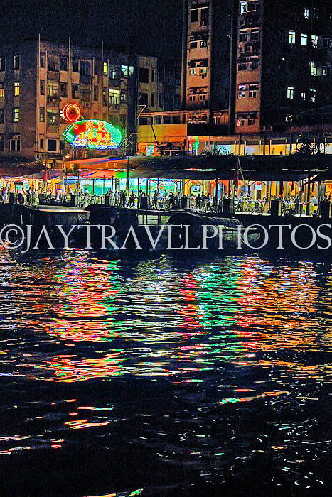 HONG KONG, Sai Kung, waterfront, night view, HK1419JPL