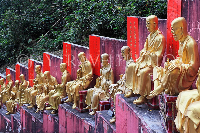 HONG KONG, Sha Tin, Monastery of Ten Thousand Buddhas, HK2395JPL