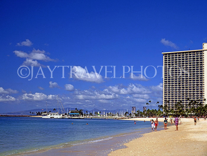 Hawaiian Islands, OAHU, Waikiki Beach, HAW276JPL