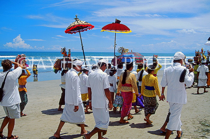 Indonesia, BALI, Kuta beach, Melasti Festival parade, BAL1338JPL