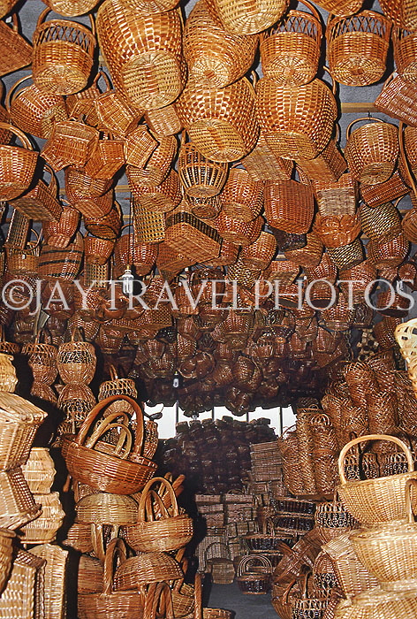 MADEIRA, Camacha, crafts, wickerwork shop, MAD1059JPL