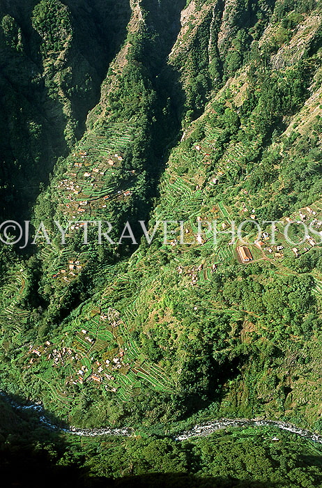 MADEIRA, Curral Das Freiras, village and terraced farmed land, MAD1069JPL