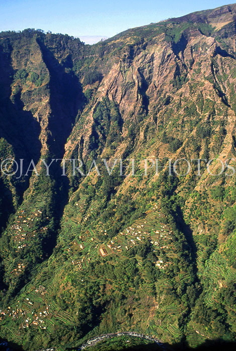 MADEIRA, Curral Das Freiras, village and terraced farmed land, MAD1110JPL