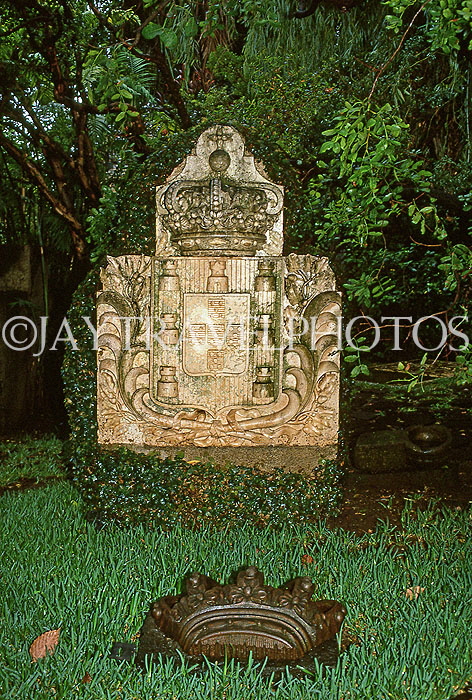 MADEIRA, Funchal, Quinta Das Cruzes, archaeological gardens, MAD1168JPL
