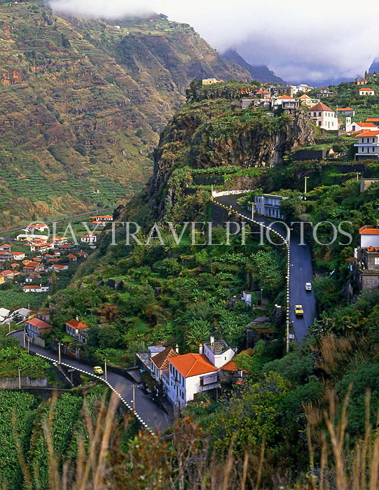 MADEIRA, Ribeira Brava, winding road, MAD128JPL