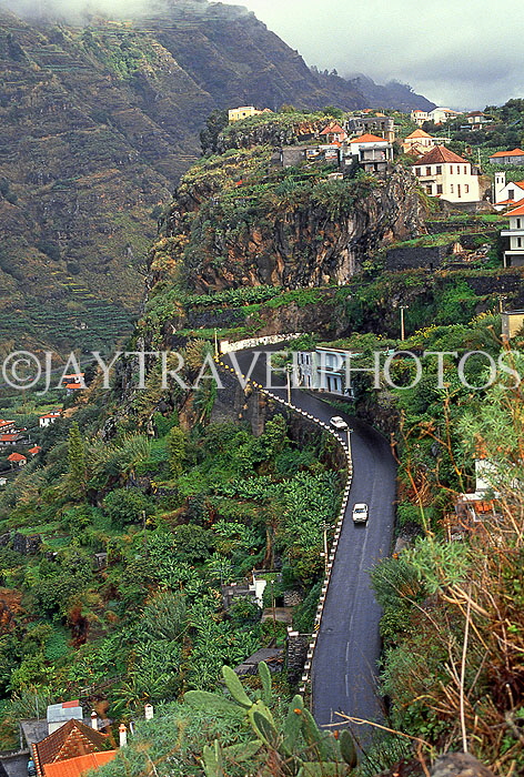 MADEIRA, Ribeira Brava, winding road, MAD211JPL