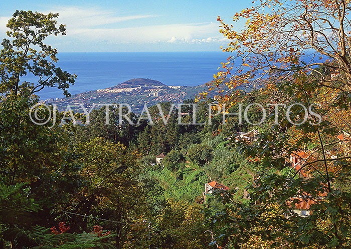 MADEIRA, view of Funchal, from Monte, MAD260JPL