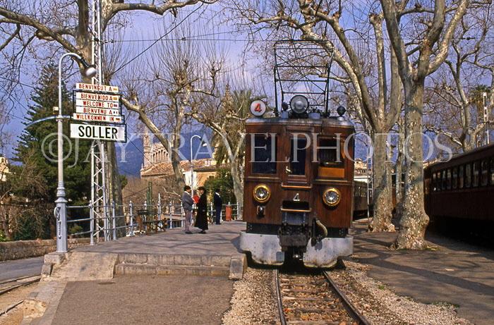 MALLORCA, Soller, narrow guage at Soller station, SPN1244JPL