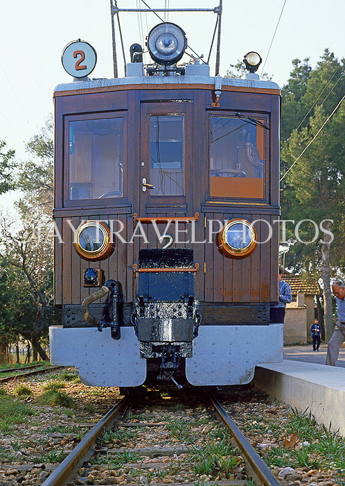 MALLORCA, Soller, narrow guage railway locomotive, SPN1444JPL