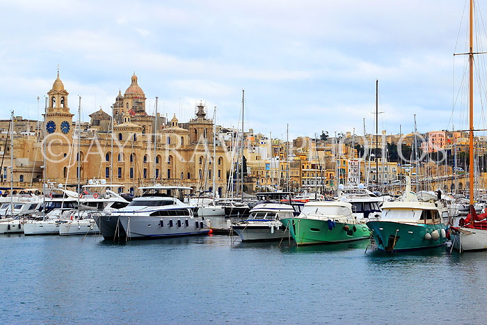 MALTA, Birgu, Vittoriosa waterfront and marina, MLT988JPL