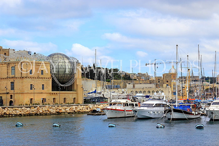 MALTA, Kalkara, Esplora Science Centre, and marina, MLT985JPL