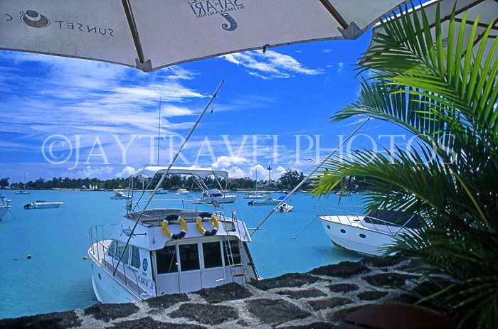MAURITIUS, North Coast, Grand Bay, fishing yachts, MRU194JPL