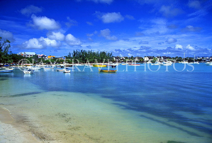 MAURITIUS, North Coast, Grand Bay and boats, MRU193JPL