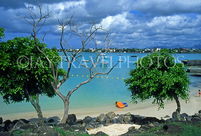 MAURITIUS, North Coast, beach near Grand Bay,  MRU211JPL