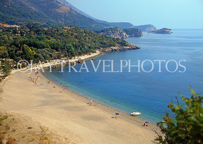 MONTENERGO, Budva, coastal view and beach, MON50JPL