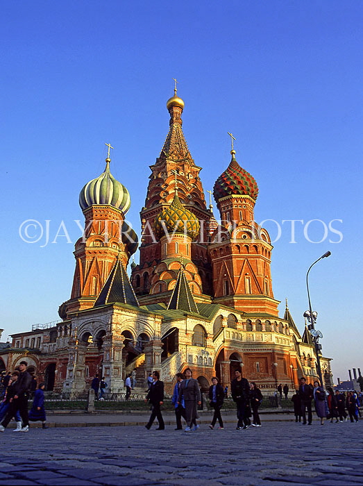 RUSSIA, Moscow, Red Square, St Basil's Cathedral, RUS599JPL