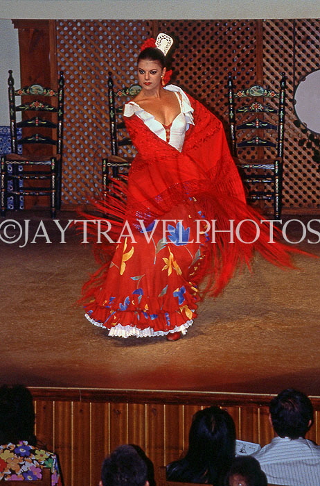 SPAIN, Andalucia, SEVILLE, Flamneco dance performance, SPN30JPL