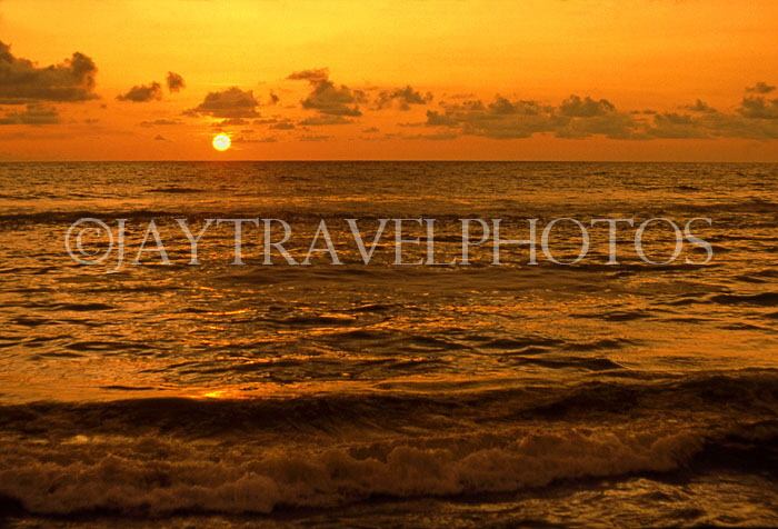 ST LUCIA, west coast beach, sunset and boats, STL752JPL