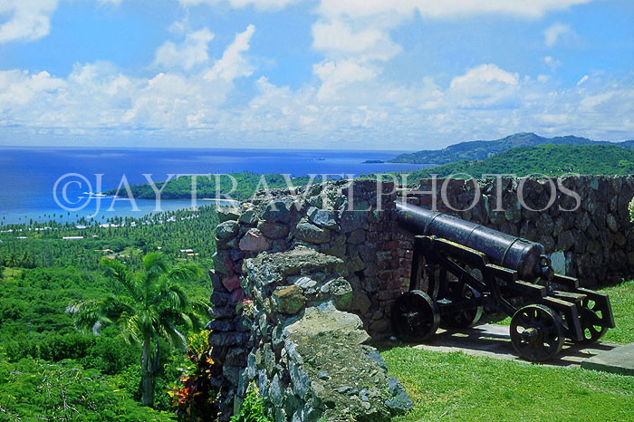 TOBAGO, Fort King George canon, TOB215JPL