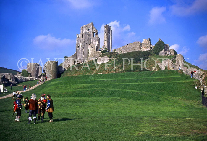 UK, Dorset, Corfe, CORFE CASTLE, UK4257JPL