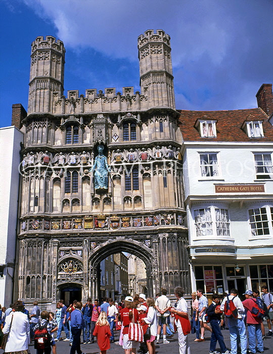 UK, Kent, CANTERBURY, Christ Church Gate, CTB220JPL