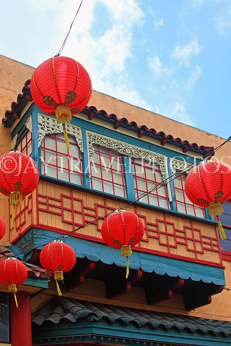 USA, California, Los Angeles, Chinatown, Central Plaza buildings, US4964JPL