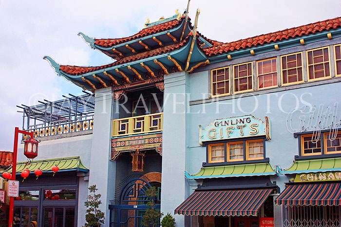 USA, California, Los Angeles, Chinatown, Central Plaza buildings, US4965JPL