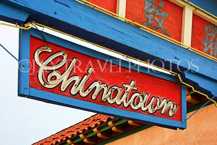 USA, California, Los Angeles, Chinatown, gateway sign, US4962JPL