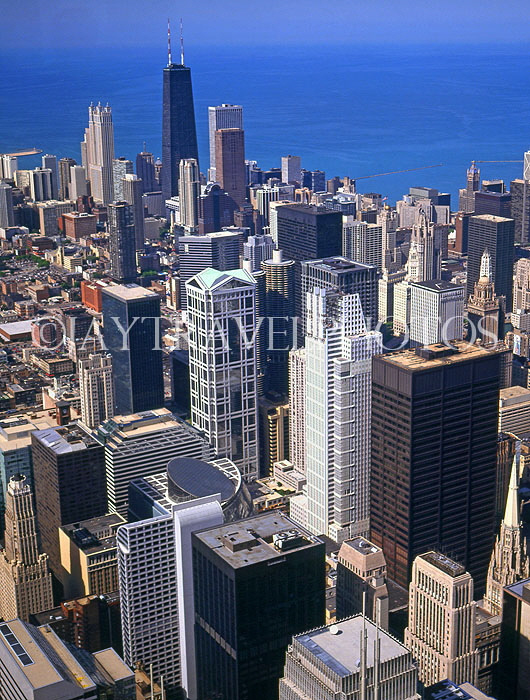 USA, Illinois, CHICAGO, city view, from Sears Tower, CHI749JPL