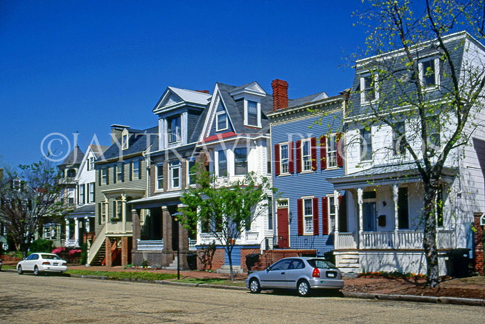 USA, Virginia, PORTSMOUTH, Old Town historic buildings, US4050JPL