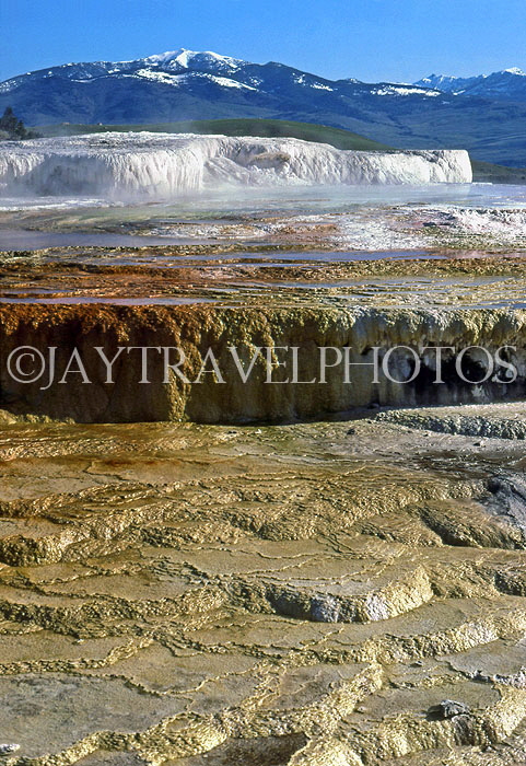 USA, Wyoming, MAMMOTH HOT SPRINGS, US3495JPL