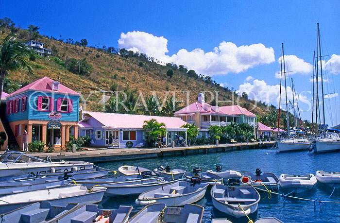 VIRGIN ISLANDS (British), Tortola, Sopers Hole and marina, CAR1072JPL