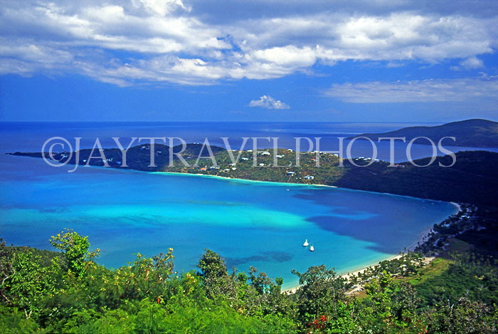 Virgin Islands (US), ST THOMAS, Magens Bay, coastal view, USV32JPL
